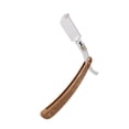 thumbnail image 3 of Graflsoa Classic Folding Manual Razor for Men - Stainless Steel Shaving Tool with Wood Texture Handle, Silver (Blade Not Included), 3 of 6
