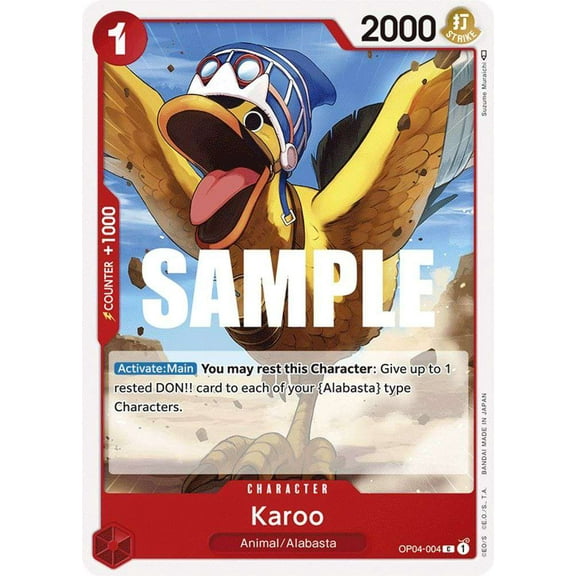 One Piece Kingdoms of Intrigue Common Karoo OP04-004