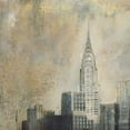 thumbnail image 2 of Novak, Rick 26x26 Black Ornate Wood Framed with Double Matting Museum Art Print Titled - Light New York Abstract II, 2 of 4