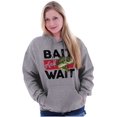 thumbnail image 4 of Fishing Largemouth Bass Bait Wait Unisex Plus Size Hoodie Brisco Brands 5X, 4 of 6