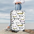 thumbnail image 4 of Wukai Dachshund Dog Puppy Elastic Luggage Cover: Personalized Protection for Your Suitcase - Fits 19~29-inch, Washable & Durable Travel Companion-Small, 4 of 8