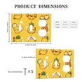 thumbnail image 3 of Cute Smiley Pineapple Yellow Switch Cover Decorative Wall Plate 3-Gang 2-Toggle 1-Duplex Standard Size, 3 of 5