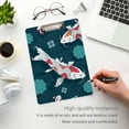 thumbnail image 5 of FMSHPON Swimming Fish Flower Clipboard Hardboard Wood Nursing Clip Board and Pull for Standard A4 Letter 13x9 inches, 5 of 8