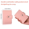 thumbnail image 2 of relayinert Porte-Cartes Compact Léger et Compact s'Adapte Facilement dans un Sac Portefeuille Rose 1ensemble, 2 of 6