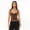 Coffee Color, variant on Women‌ ‌Going Out Tops Sleeveless Backless Y2K Strappy Ruched Crop Top Summer Tight Tank S-L