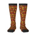 thumbnail image 2 of Picia Women Crew Soft Moisture-wicking Socks Fall Leaves Pattern Design Cotton Socks, One Size fit All, 2 of 9
