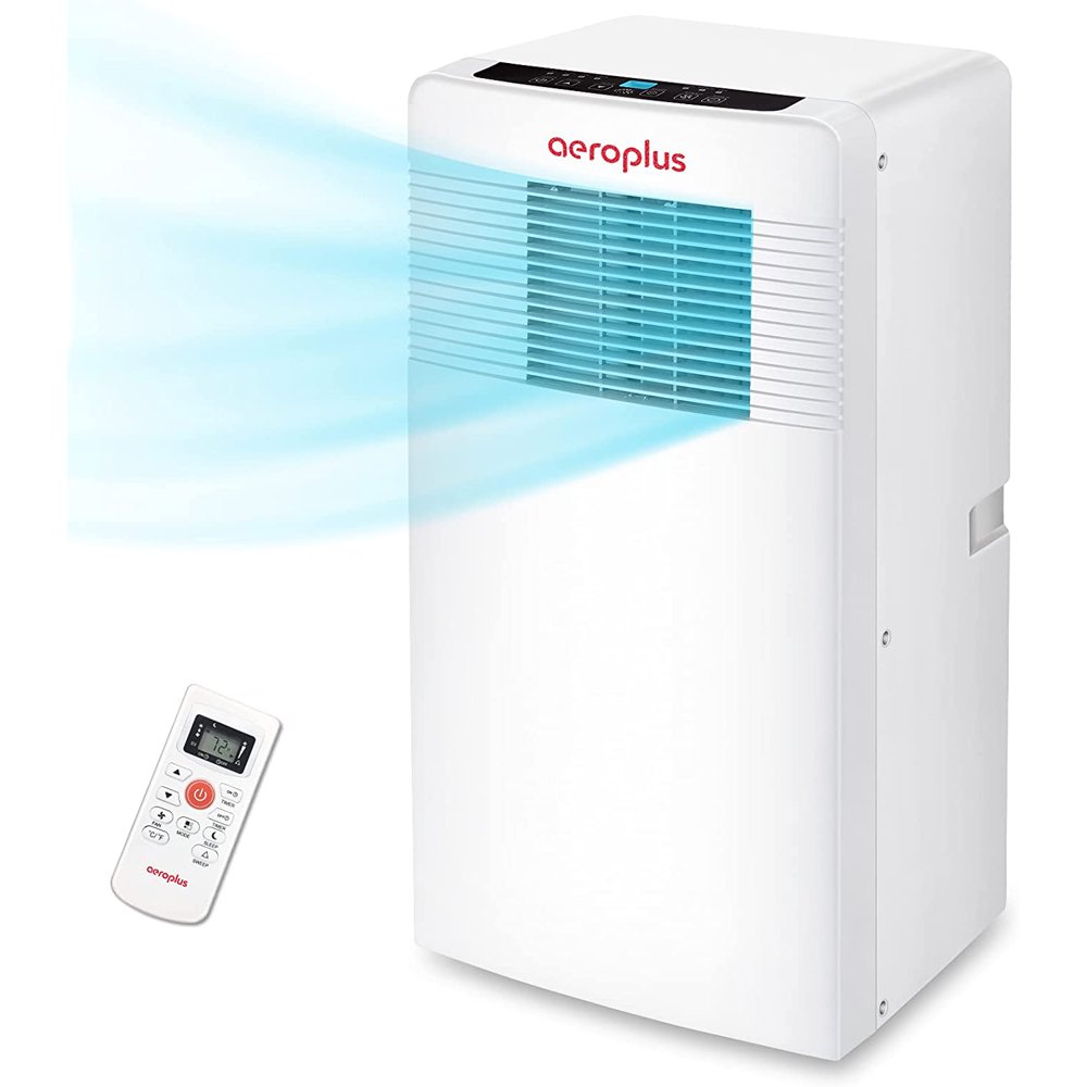 Aeroplus 450 Sq Ft 10000 BTU Portable Air Conditioner and Dehumidifier