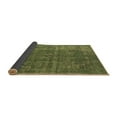 thumbnail image 2 of Ahgly Company Indoor Square Oriental Brown Industrial Area Rugs, 5' Square, 2 of 4