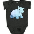 thumbnail image 3 of Inktastic Cute Baby Hippo Boys or Girls Baby Bodysuit, 3 of 5