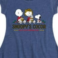 thumbnail image 3 of Peanuts - Snoopy's Cocoa Christmas - Toddler And Youth Girls Fit And Flare Dress, 3 of 5