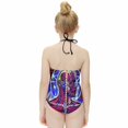 thumbnail image 4 of Tool Band Girl's One-Piece Swimsuit Bathing Suit Soft Stretchy Children's Swimwear Swim Attire for Vacation 7-9Y(120cm), 4 of 8