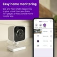 thumbnail image 2 of Cámara interior Roku para seguridad en el hogar - Cámara de seguridad con cable con visión nocturna en color HD de 1080p, compatible con Alexa y Google, detección de movimiento y sonido, sirena incorp, 2 of 5