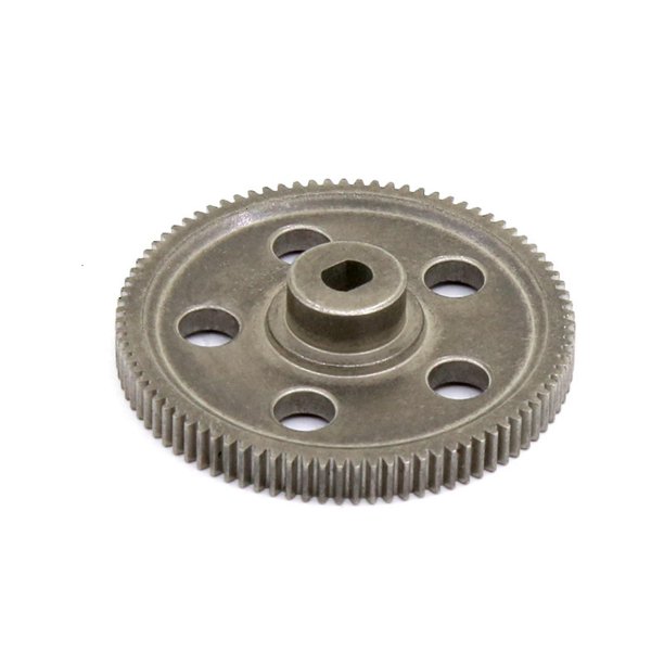 Engranaje recto de metal 87t compatible con piezas de actualización Hsp Rgt E86100 180024, cobre