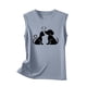 thumbnail image 5 of Verano mujer moda cuello redondo impreso sin mangas casual camisetas sin mangas Fridja gh5317, 5 of 5