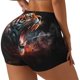 thumbnail image 1 of Balery Cool Tiger Pantalones cortos de entrenamiento estampados para mujer, sin costuras, ajustados, para gimnasio, yoga, correr, deportes, ejercicio activo, fitness.-XX-Large, 1 of 8