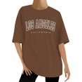 thumbnail image 1 of T-Shirts pour Femmes un T-Shirt à Manches Courtes Imprimé à Col Rond, Mode et Décontracté, Haut pour Femmes pour le Quotidien, 1 of 3