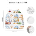 thumbnail image 6 of Fotbe Gnome Camping Fishing Pattern Car Seat Covers for Babies, Nursing Breastfeeding Cover Infant Carseat Canopy, Soft Stretchy Carrier Cover, 6 of 9