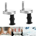 thumbnail image 1 of 2pcs Top Fix Wc Toilettes Siège Charnière Raccords Rapide Desserrage Charnières Vis Kit Outil, 1 of 5