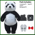 thumbnail image 3 of Nuevo disfraz inflable de panda gigante, divertido disfraz de mascota de oso polar callejero, disfraz de Halloween para adultos, disfraz inflable de piel sintética, 3 of 5