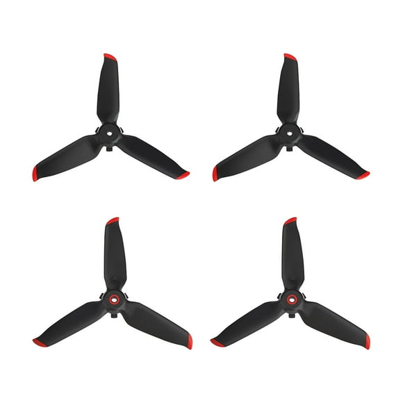Paquete de 4 hélices de plástico para DJI FPV RC Drone Quadcopter Helicóptero Actualización Puntas rojas