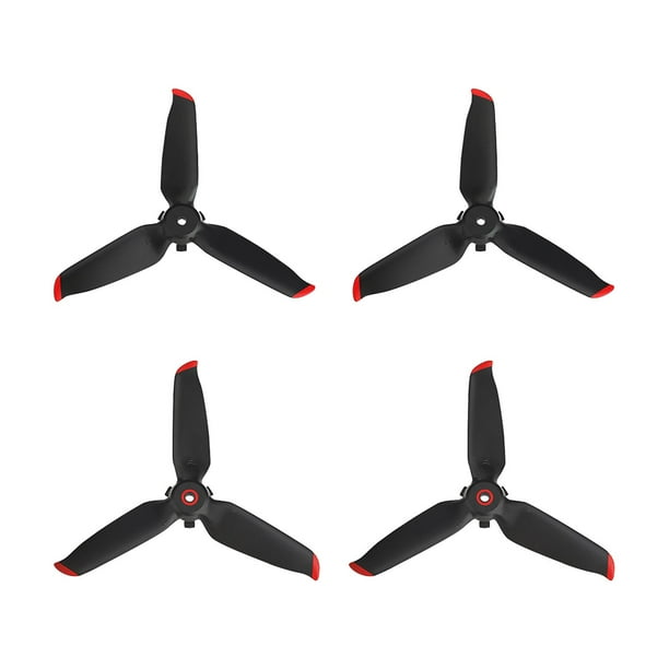 Cuchillas de hélices de repuesto para piezas de repuesto de cuadricóptero RC , 4 piezas Puntas rojas CUTICAT Propulsor Props Blades