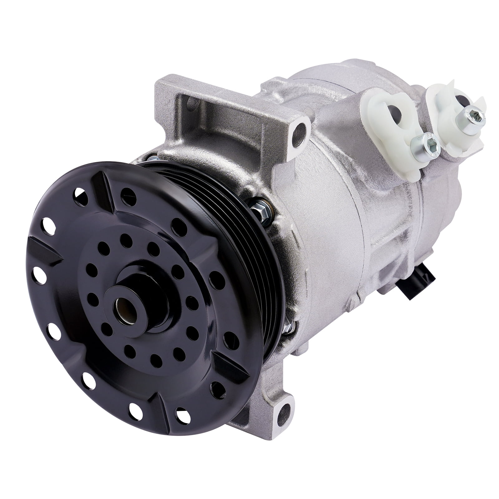 12V A/C Compressor for Dodge Caliber & Jeep Compass/Patriot, 6 Pulley Grooves, PAG 100 Oil, 45W Power, Low Noise, Direct Fit
