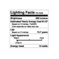 thumbnail image 4 of GE Reveal 65 W Equivalent Dimmable Color-enhancing Br40 LED Flood Light Bulb, 4 of 4