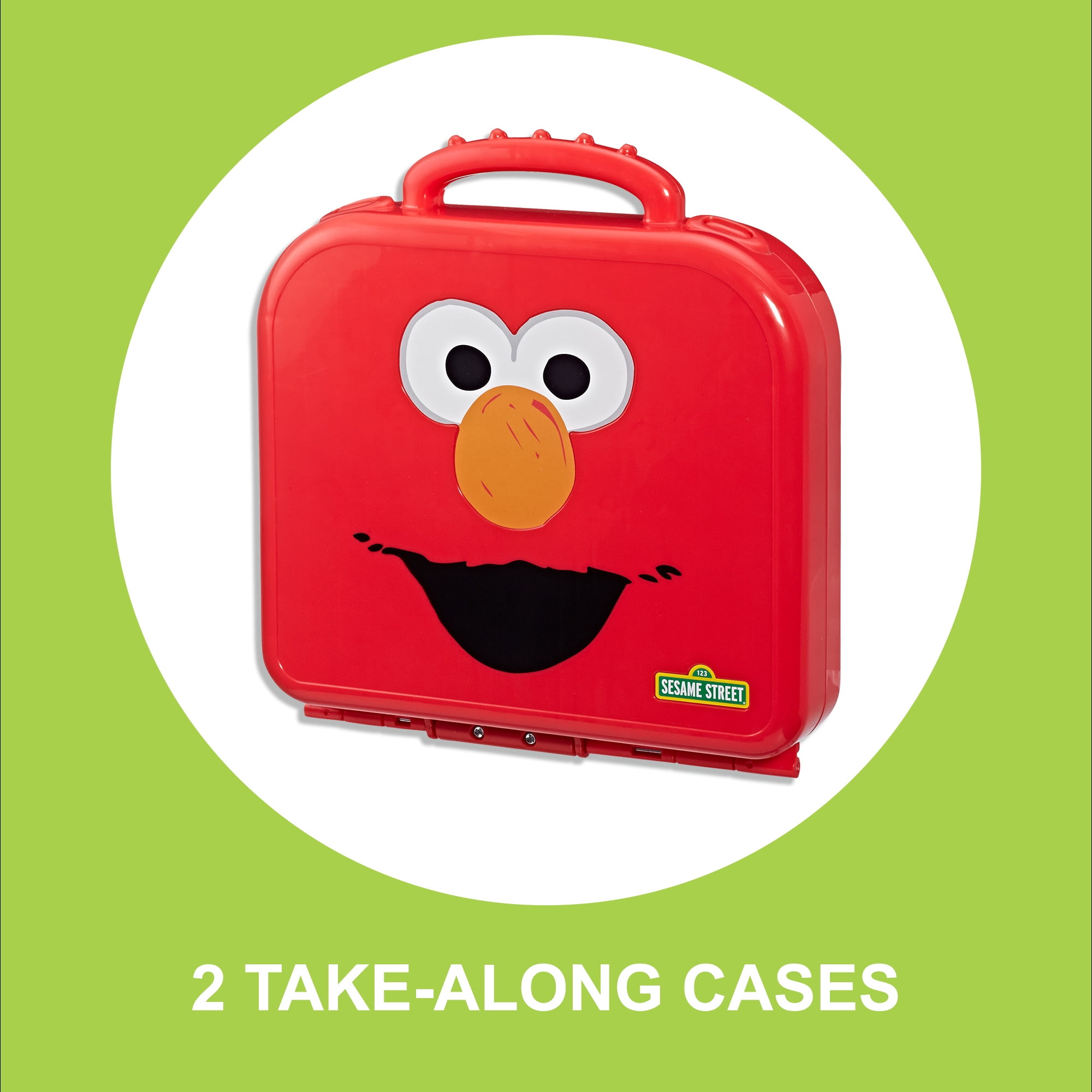 Letters, Numbers & Colors with Sesame Street's Elmo & Cookie Monster Carry  Case 