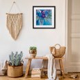 thumbnail image 3 of Stupell Industries Modern True Blue Flower Bouquet Black Framed Print Under Glass, 13 x 13, by Lynn Ericson Fine Art, 3 of 8