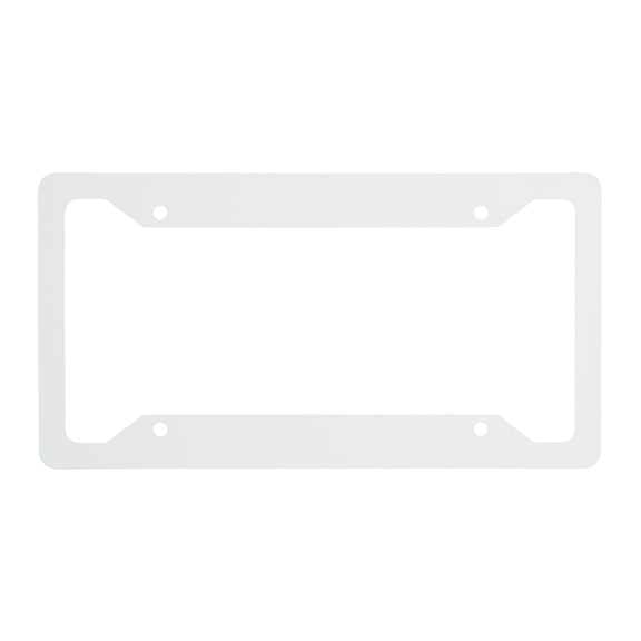 12" x 6.3" Sublimation License Plate Frames by Make Market – Unfinished Metal Blanks for Custom Heat Transfer Designs - 12 Pack