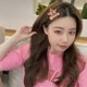 thumbnail image 4 of Rhinestone Star Barrettes Side Clip Pink Star Hair Clip Crystal Star Hair Pins Bows Hair Clip Cute Hair Bangs Clip, 4 of 4