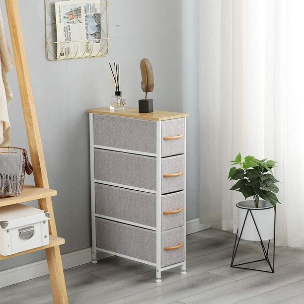 Somdot Vertical Dresser Narrow Storage, Skinny Bedroom Dresser