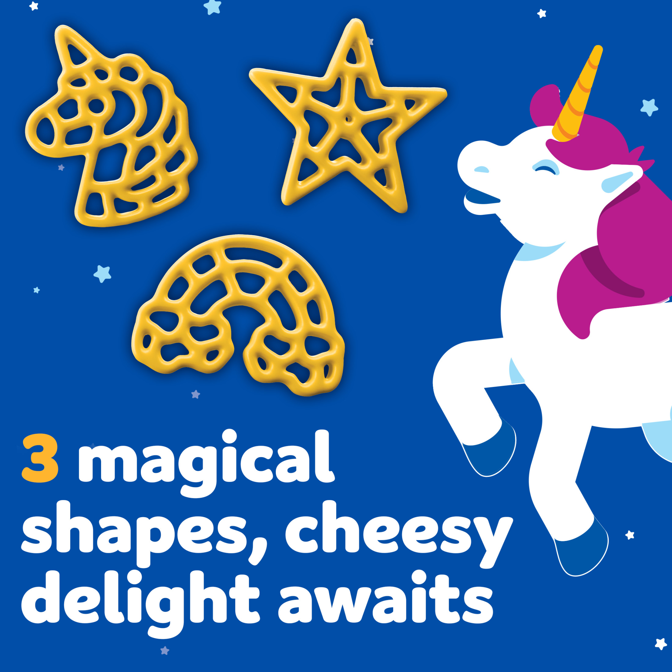 Kraft Mac N Cheese Macaroni and Cheese Dinner with Unicorn Pasta Shapes, 5.5 oz Box - image 5 of 15