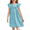 Blue Little Girls, variant on Oudiya Girls Nightgown Ruffle Short Sleeve Princess Pajama Cute Soft Sleepwear for Kids 3-14Y