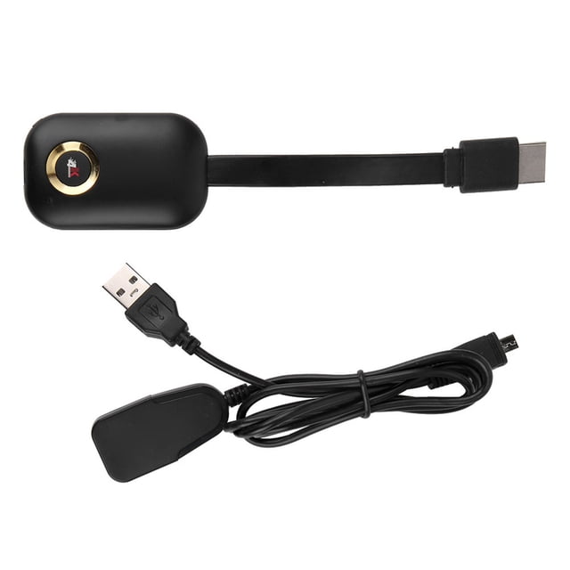 Dongle de TV con interfaz multimedia HD para iOS, receptor interactivo multipantalla 4K, Miracast inalámbrico (2,4 G, doble núcleo 4K)