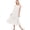 BONE, variant on "Women's Round Neck Sleeveless A-Line Ruffle Tiered Midi Casual Dress (ASH MOCHA, S)"