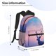 thumbnail image 2 of Disketp Night Sky Elk Mochila Ligera Clásica con Múltiples Bolsillos, Mochila Casual para Hombre y Mujer, Ideal para Escuela, Trabajo y Viajes, 2 of 6