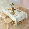 thumbnail image 2 of Spring Floral Table Cloth,Wrinkle Free Table Cover with Polyester,Waterproof Reusable Tablecloths for Easter Birthday Picnic Wedding (Rectangle,60x120inch), 2 of 6