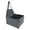 Dark Gray, variant on Dog Car Seat Booster for Small and Medium Dogs up to 40 lbs Soft Pet Car Bed with Storage Pocket Safety Leash Washable Cover Portable Dog Travel Seat Gray 14.5x16x16.5 in
