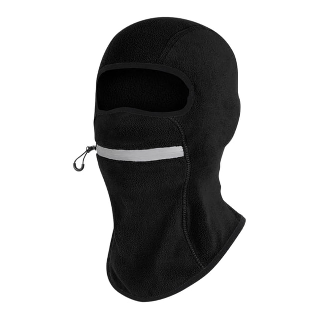 Pasamontañas para mantener el calor, máscara térmica para el invierno, máscara facial completa, pasamontañas, máscara de esquí para ciclismo, deportes Negro