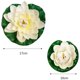 thumbnail image 2 of Flores flotantes, nenúfares artificiales, plantas de acuario, flor de loto, 2 of 7
