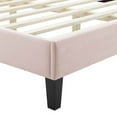 thumbnail image 3 of Modway Phillipa Performance Velvet Full Platform Bed in Pink, 3 of 9