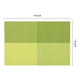 thumbnail image 4 of Unique Bargains Placemats for Kitchen Table Heat Resistant Table Placemats Green, 4 of 7