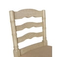 thumbnail image 4 of Linon Marino Full Back Wood Bar Stool, 30" Seat Height, White Wash Finish, 4 of 10