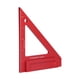 thumbnail image 4 of Regla triangular para carpintería, herramienta de medición del sistema británico de aleación de aluminio para carpintero, medición de ángulo de 45 grados/90 grados(6 pulgadas), 4 of 14