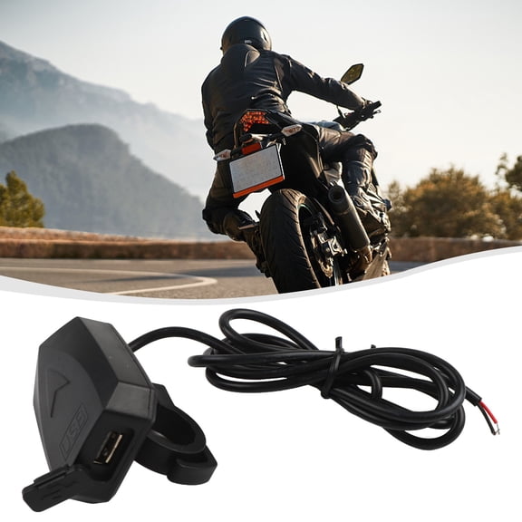 yaaqii Motorcycle mobile phone charger 2A12V fast charging external charger USB