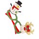 thumbnail image 1 of Bewildely Gafas de Navidad Decoraciones para fiestas Juguetes para niños adultos Papá Noel Muñeco de nieve Cuernos Gafas Navidad Decoración Vacaciones Kits de decoración para fiestas 4# Bewildely HA000270-04B, 1 of 6