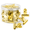 Gold, variant on 30 Pcs Gold Metal Push Pin Clips – Bulldog Clip Thumb Tacks | for Bulletin Board, Cork Board, Classroom,  Office Supplies