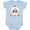 AE-Light Blue, variant on Day of the Dead Skull Boys or Girls Baby Bodysuit