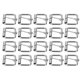 thumbnail image 2 of 20 unids hebillas de cinturón brillante color brillante superficie resistente durable fadeless amplia aplicación metal buckle4mm, 2 of 8